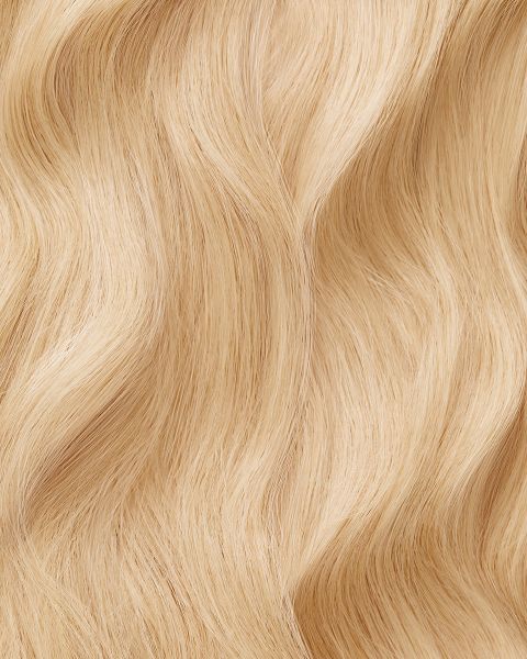Weft Hair Extensions in Light Blonde