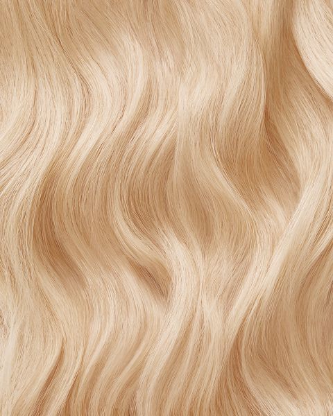 Weft Hair Extensions In Light Ash Blonde 