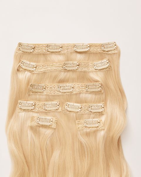Clip In Hair Extensions in Blonde