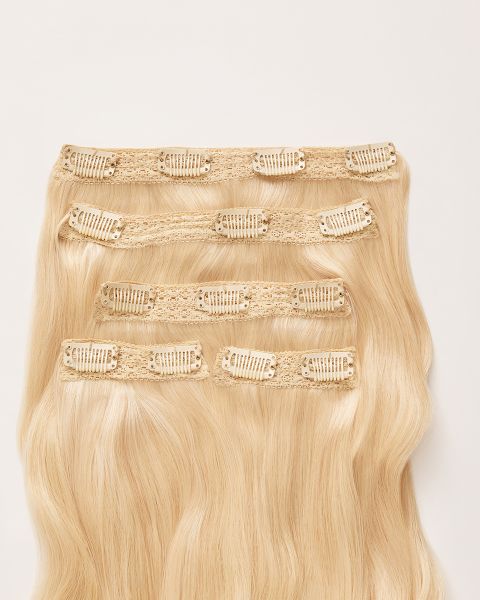 Clip In Hair Extensions in Blonde 