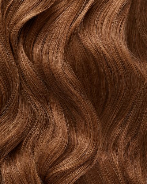 Clip In Hair Extensions in Medium Brown 