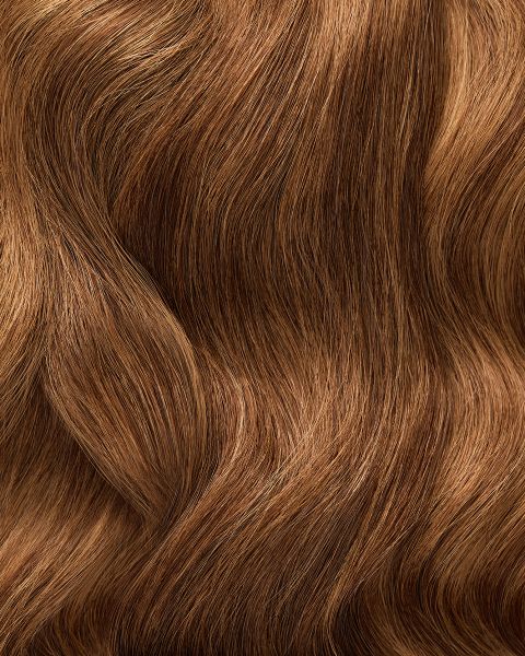 Seamless Tape Hair Extensions in Dark Brown Highlights