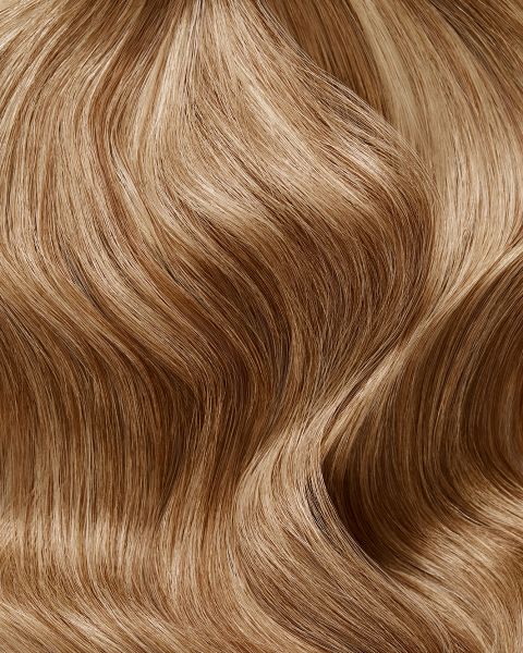 Weft Hair Extensions in Bronde Highlights