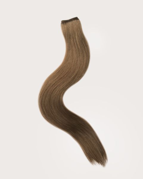 Weft Hair Extensions In Ash Brown 