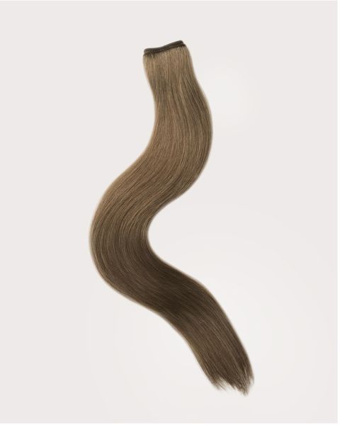 Weft Hair Extensions in Ash Brown